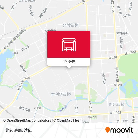 北陵法庭地图