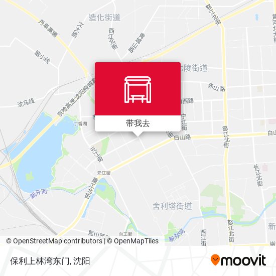 保利上林湾东门地图