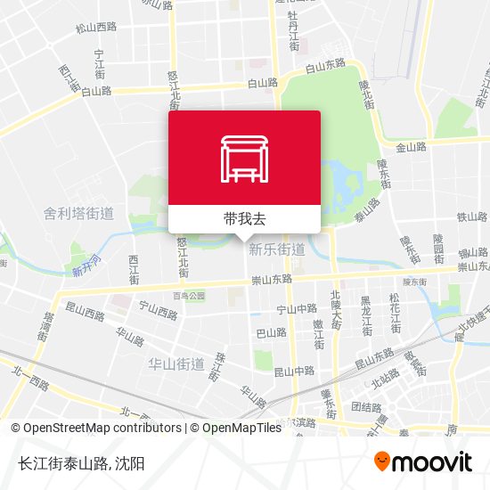 长江街泰山路地图