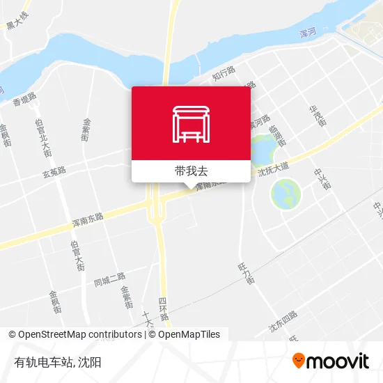 有轨电车站地图