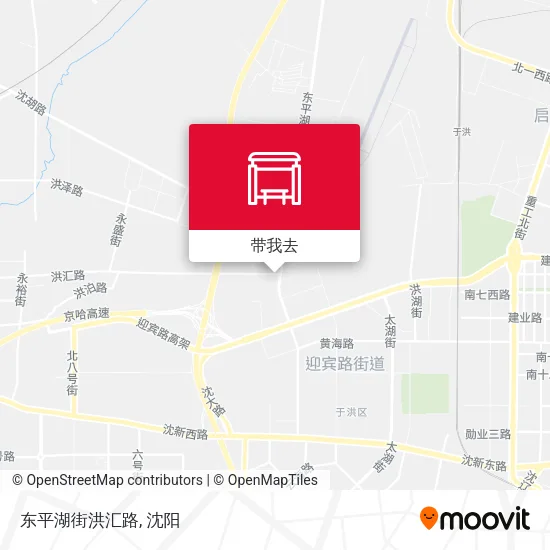 东平湖街洪汇路地图