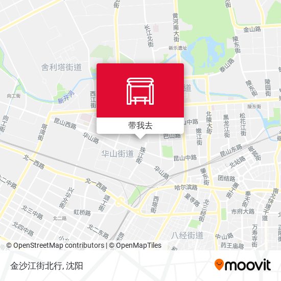 金沙江街北行地图