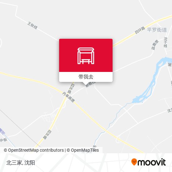 北三家地图