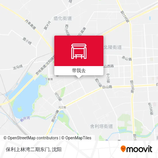 保利上林湾二期东门地图