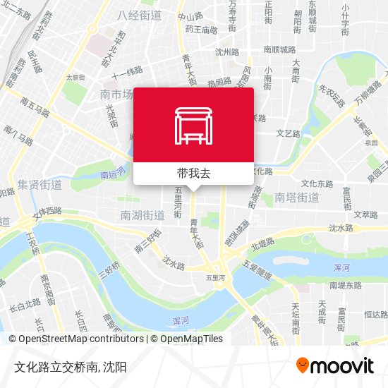 文化路立交桥南地图