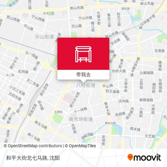 和平大街北七马路地图