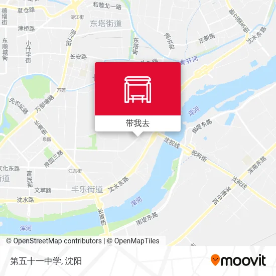 第五十一中学地图