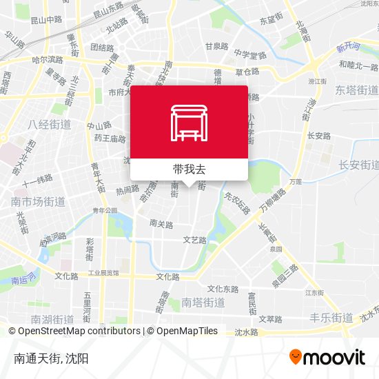 南通天街地图