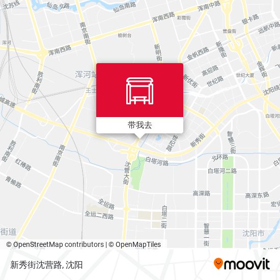 新秀街沈营路地图