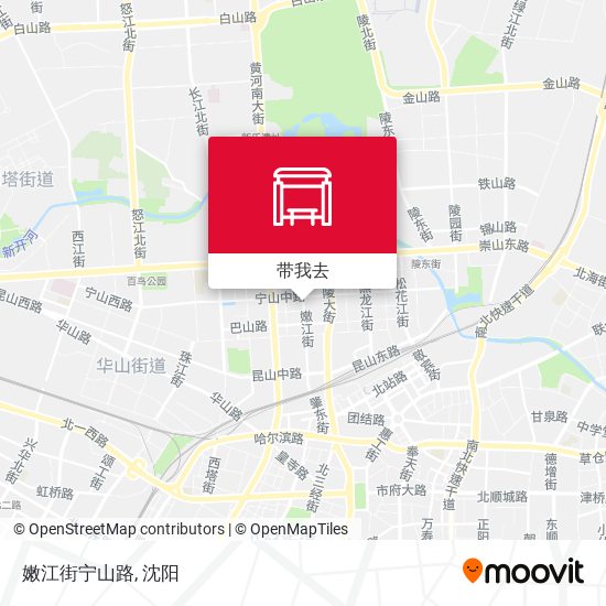 嫩江街宁山路地图