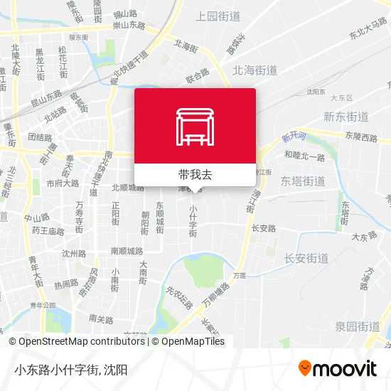 小东路小什字街地图