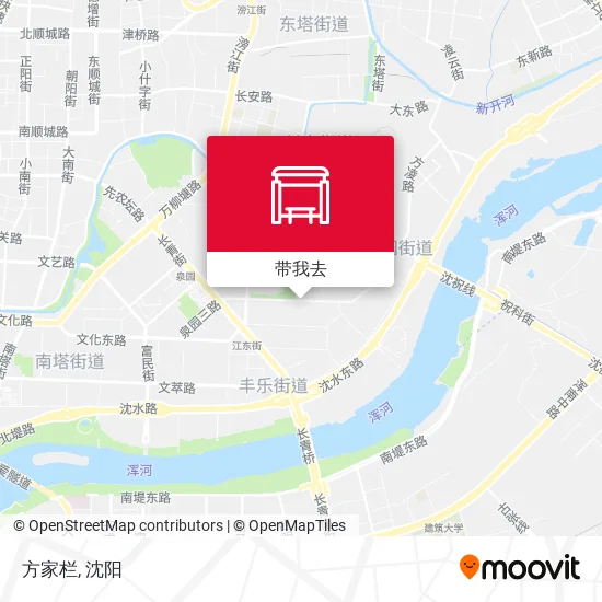 方家栏地图