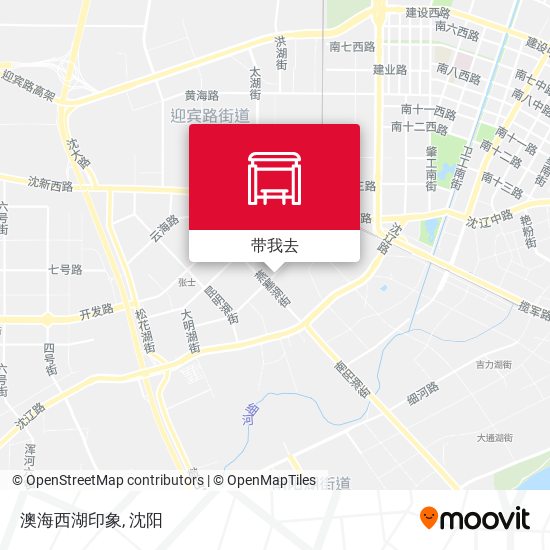 澳海西湖印象地图
