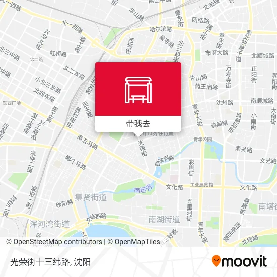 光荣街十三纬路地图
