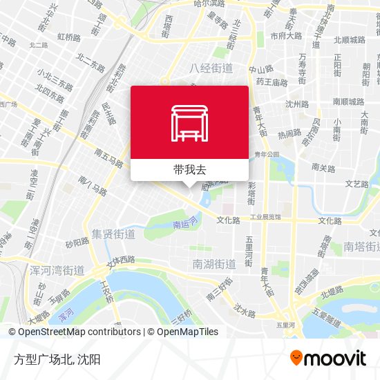 方型广场北地图
