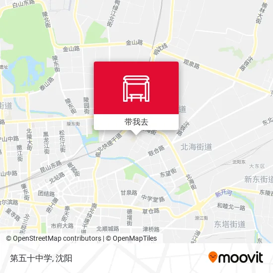 第五十中学地图