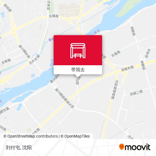 刘付屯地图