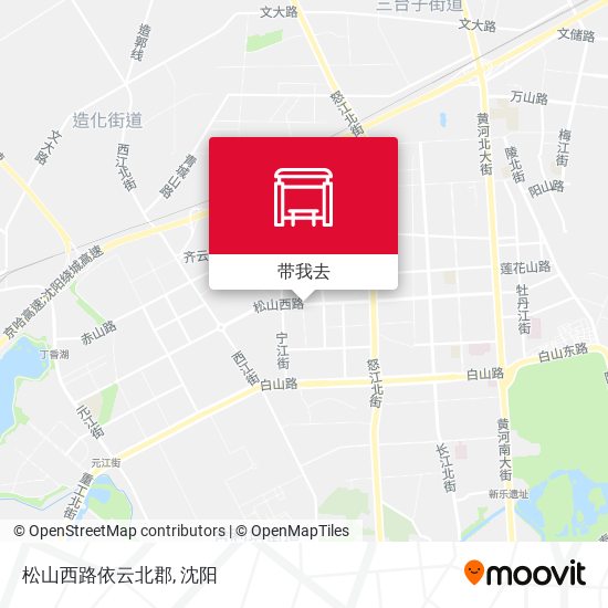 松山西路依云北郡地图