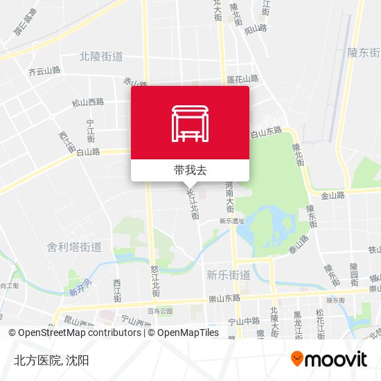 北方医院地图