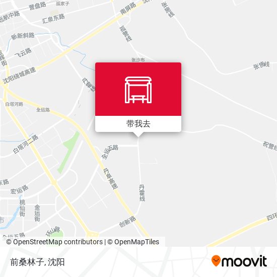 前桑林子地图