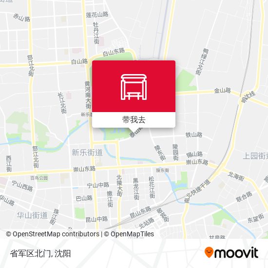 省军区北门地图