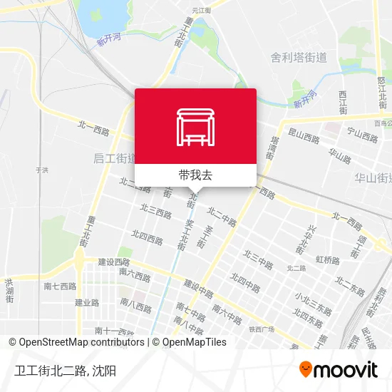 卫工街北二路地图