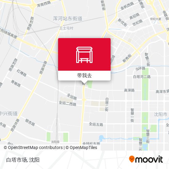 白塔市场地图