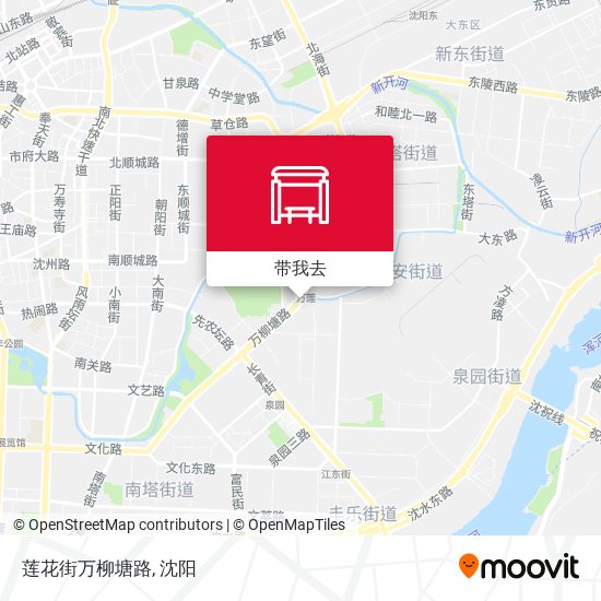 莲花街万柳塘路地图