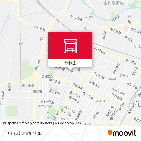 卫工街北四路地图