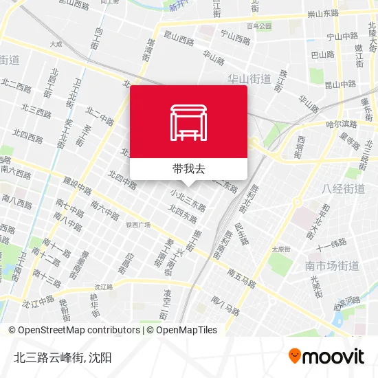 北三路云峰街地图