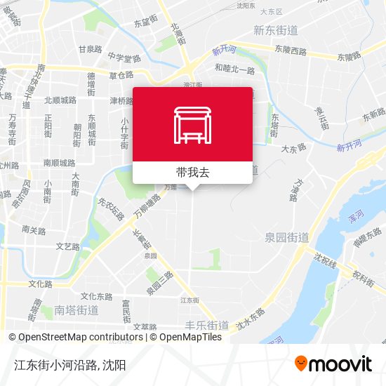 江东街小河沿路地图