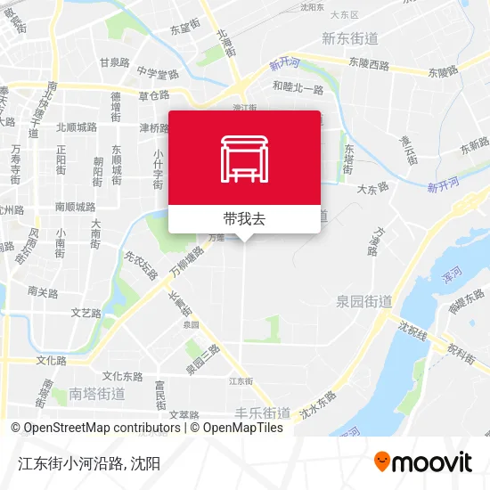 江东街小河沿路地图