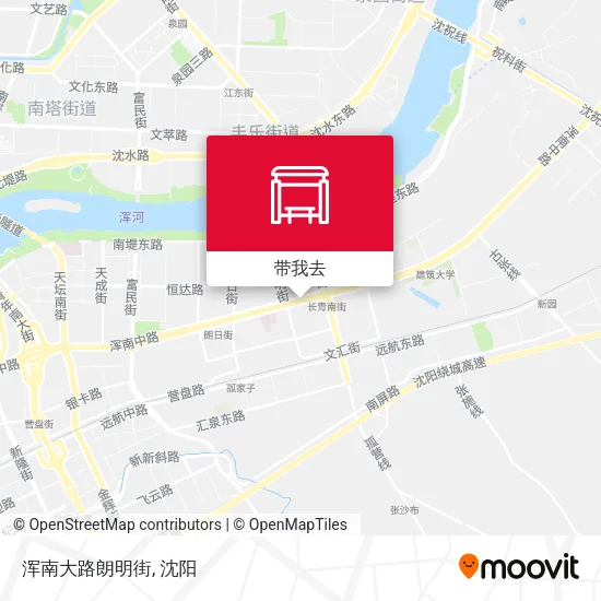 浑南大路朗明街地图