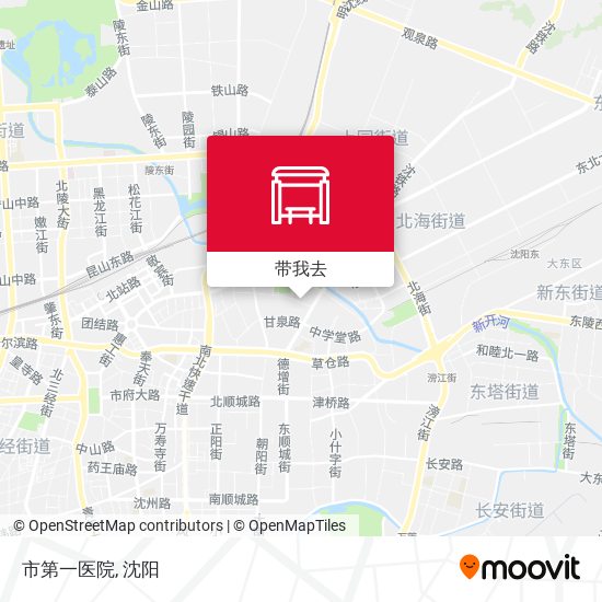 市第一医院地图