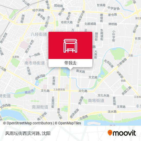风雨坛街西滨河路地图
