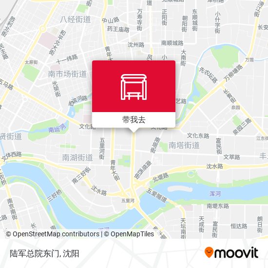 陆军总院东门地图