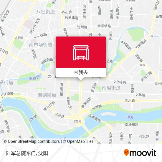 陆军总院东门地图