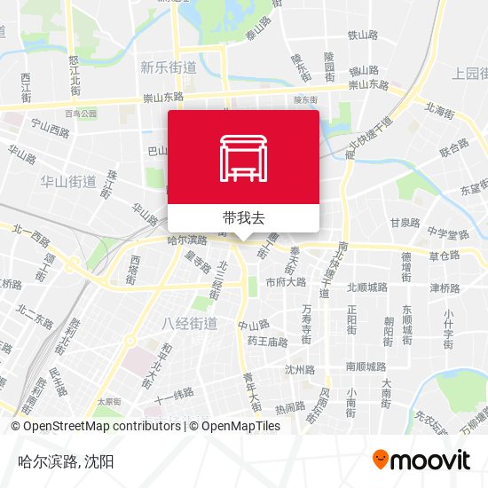 哈尔滨路地图