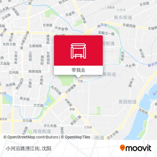 小河沿路滂江街地图