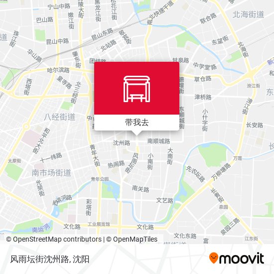 风雨坛街沈州路地图