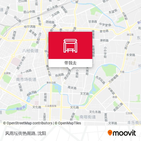 风雨坛街热闹路地图