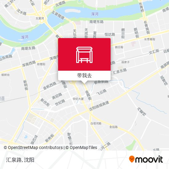 汇泉路地图