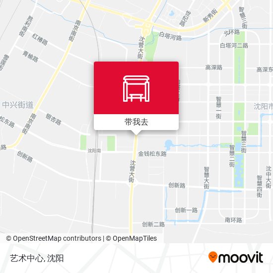 艺术中心地图