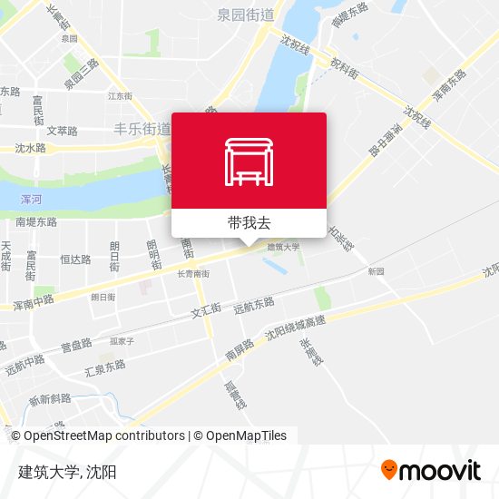 建筑大学地图