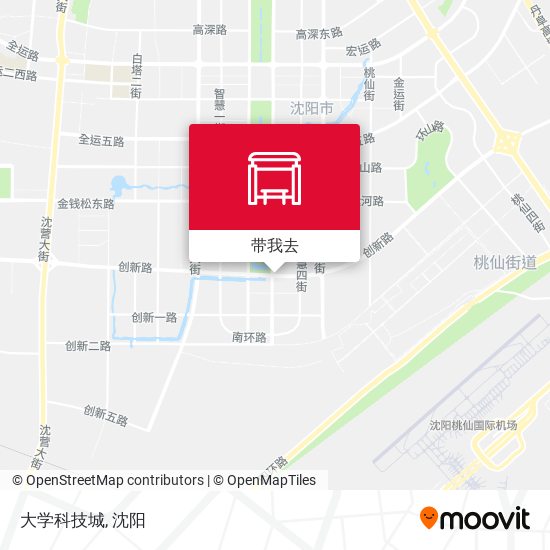 大学科技城地图