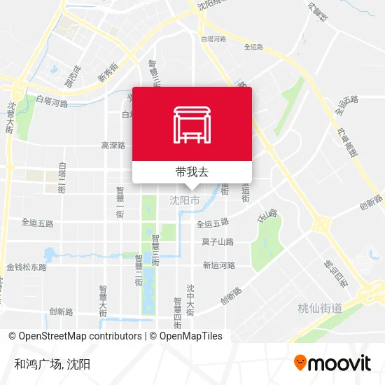 和鸿广场地图