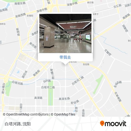 白塔河路地图