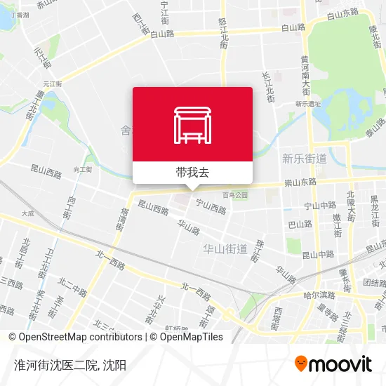 淮河街沈医二院地图