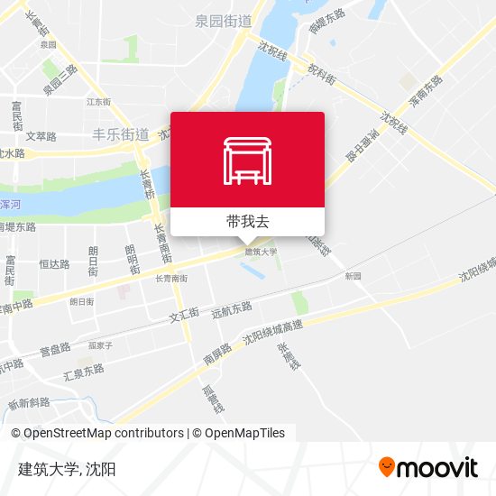 建筑大学地图