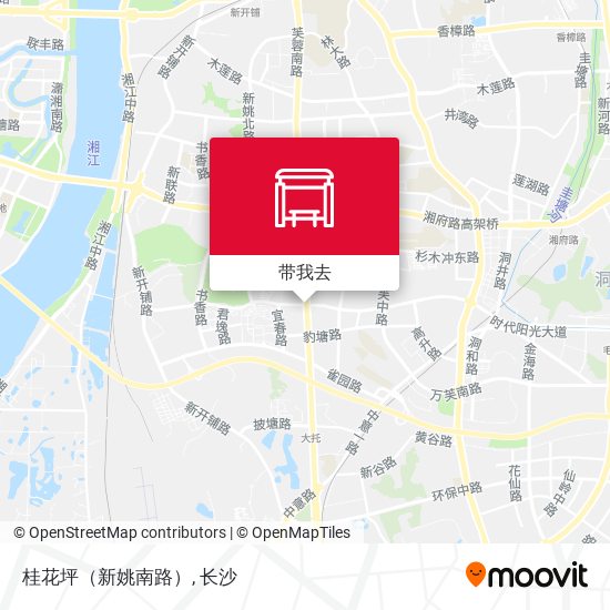 桂花坪（新姚南路）地图